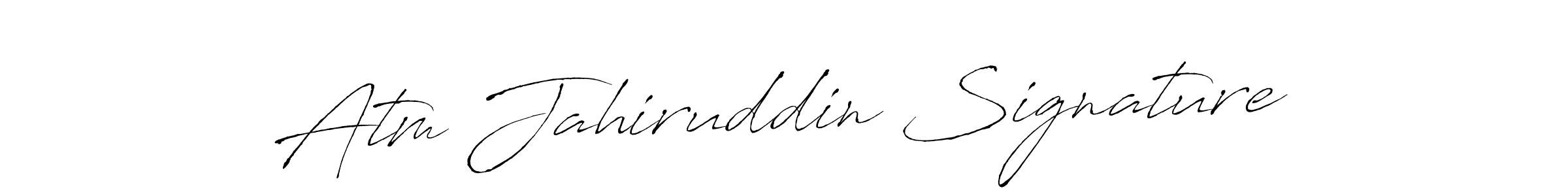 The best way (Antro_Vectra) to make a short signature is to pick only two or three words in your name. The name Atm Jahiruddin Signature include a total of six letters. For converting this name. Atm Jahiruddin Signature signature style 6 images and pictures png