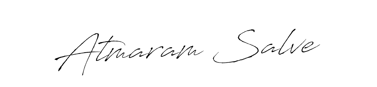 Design your own signature with our free online signature maker. With this signature software, you can create a handwritten (Antro_Vectra) signature for name Atmaram Salve. Atmaram Salve signature style 6 images and pictures png