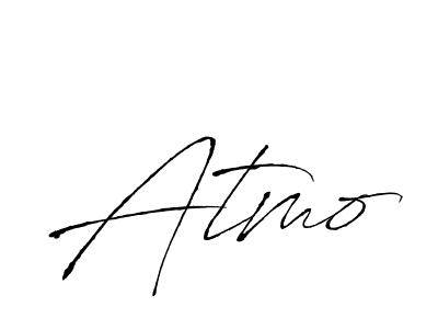 You should practise on your own different ways (Antro_Vectra) to write your name (Atmo) in signature. don't let someone else do it for you. Atmo signature style 6 images and pictures png