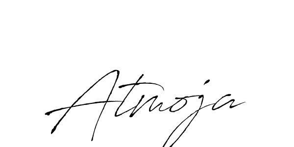 You should practise on your own different ways (Antro_Vectra) to write your name (Atmoja) in signature. don't let someone else do it for you. Atmoja signature style 6 images and pictures png