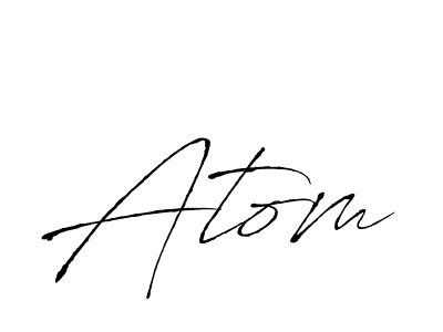Create a beautiful signature design for name Atom. With this signature (Antro_Vectra) fonts, you can make a handwritten signature for free. Atom signature style 6 images and pictures png