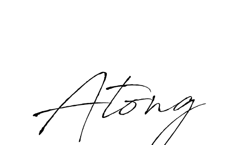 How to make Atong signature? Antro_Vectra is a professional autograph style. Create handwritten signature for Atong name. Atong signature style 6 images and pictures png