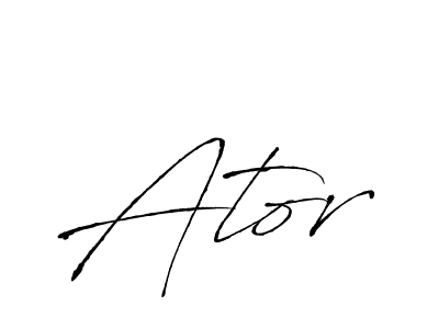 Create a beautiful signature design for name Ator. With this signature (Antro_Vectra) fonts, you can make a handwritten signature for free. Ator signature style 6 images and pictures png