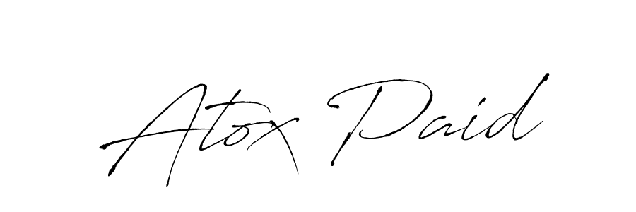 How to Draw Atox Paid signature style? Antro_Vectra is a latest design signature styles for name Atox Paid. Atox Paid signature style 6 images and pictures png
