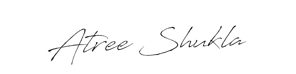 Atree Shukla stylish signature style. Best Handwritten Sign (Antro_Vectra) for my name. Handwritten Signature Collection Ideas for my name Atree Shukla. Atree Shukla signature style 6 images and pictures png