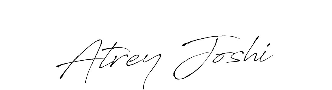 Create a beautiful signature design for name Atrey Joshi. With this signature (Antro_Vectra) fonts, you can make a handwritten signature for free. Atrey Joshi signature style 6 images and pictures png