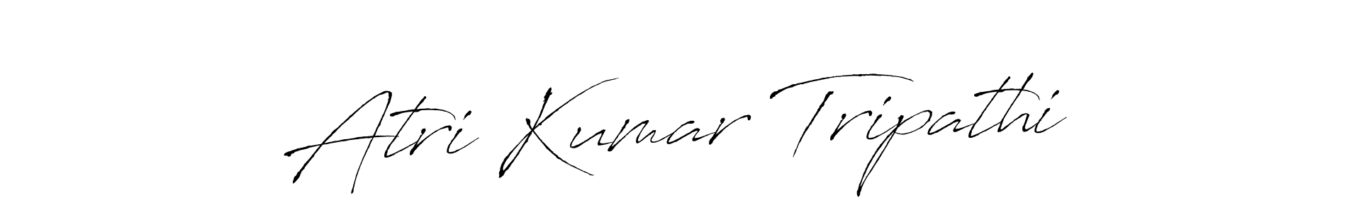 Design your own signature with our free online signature maker. With this signature software, you can create a handwritten (Antro_Vectra) signature for name Atri Kumar Tripathi. Atri Kumar Tripathi signature style 6 images and pictures png