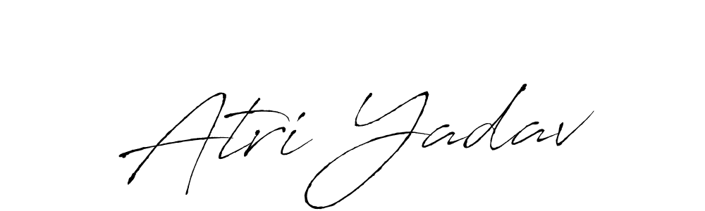 Atri Yadav stylish signature style. Best Handwritten Sign (Antro_Vectra) for my name. Handwritten Signature Collection Ideas for my name Atri Yadav. Atri Yadav signature style 6 images and pictures png