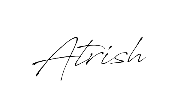 Make a beautiful signature design for name Atrish. Use this online signature maker to create a handwritten signature for free. Atrish signature style 6 images and pictures png