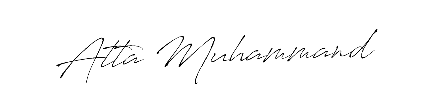 Antro_Vectra is a professional signature style that is perfect for those who want to add a touch of class to their signature. It is also a great choice for those who want to make their signature more unique. Get Atta Muhammand name to fancy signature for free. Atta Muhammand signature style 6 images and pictures png