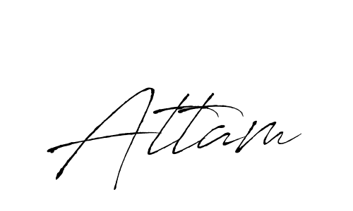 It looks lik you need a new signature style for name Attam. Design unique handwritten (Antro_Vectra) signature with our free signature maker in just a few clicks. Attam signature style 6 images and pictures png