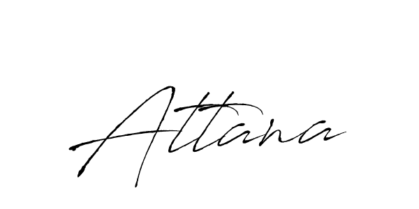How to make Attana signature? Antro_Vectra is a professional autograph style. Create handwritten signature for Attana name. Attana signature style 6 images and pictures png