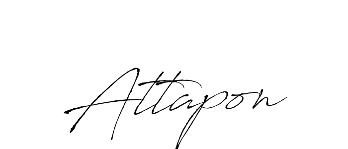 Once you've used our free online signature maker to create your best signature Antro_Vectra style, it's time to enjoy all of the benefits that Attapon name signing documents. Attapon signature style 6 images and pictures png