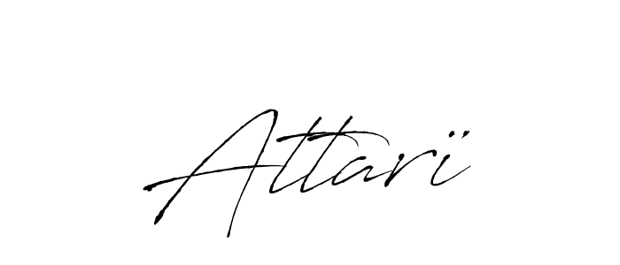 Attarï stylish signature style. Best Handwritten Sign (Antro_Vectra) for my name. Handwritten Signature Collection Ideas for my name Attarï. Attarï signature style 6 images and pictures png