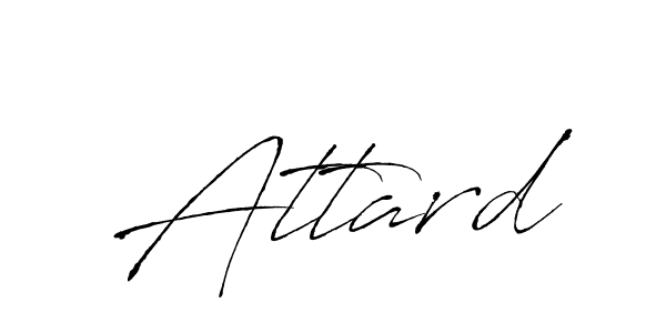 Use a signature maker to create a handwritten signature online. With this signature software, you can design (Antro_Vectra) your own signature for name Attard. Attard signature style 6 images and pictures png