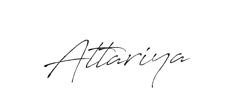 Attariya stylish signature style. Best Handwritten Sign (Antro_Vectra) for my name. Handwritten Signature Collection Ideas for my name Attariya. Attariya signature style 6 images and pictures png