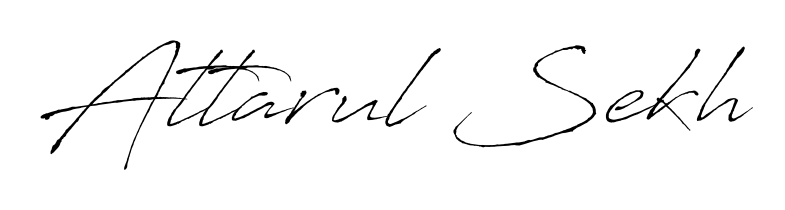 Practice writing Attarul Sekh with the flow of Antro_Vectra lettering. A fantastic source of inspiration for developing your personal signature style. Attarul Sekh signature style 6 images and pictures png