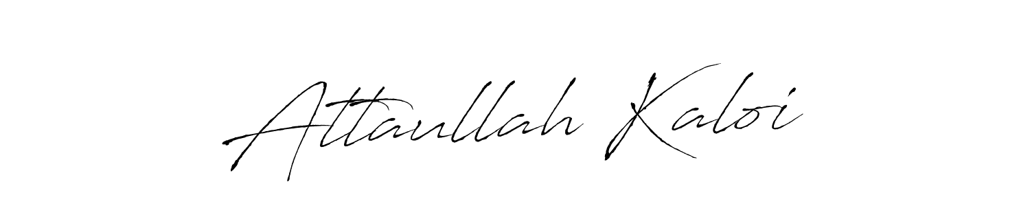 This is the best signature style for the Attaullah Kaloi name. Also you like these signature font (Antro_Vectra). Mix name signature. Attaullah Kaloi signature style 6 images and pictures png