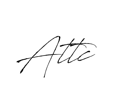 The best way (Antro_Vectra) to make a short signature is to pick only two or three words in your name. The name Attc include a total of six letters. For converting this name. Attc signature style 6 images and pictures png