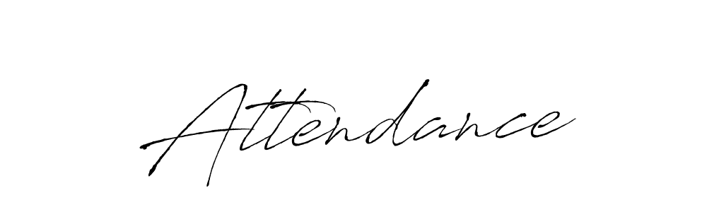 Use a signature maker to create a handwritten signature online. With this signature software, you can design (Antro_Vectra) your own signature for name Attendance. Attendance signature style 6 images and pictures png