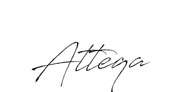 Also we have Atteqa name is the best signature style. Create professional handwritten signature collection using Antro_Vectra autograph style. Atteqa signature style 6 images and pictures png