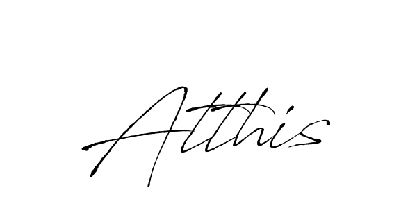Create a beautiful signature design for name Atthis. With this signature (Antro_Vectra) fonts, you can make a handwritten signature for free. Atthis signature style 6 images and pictures png