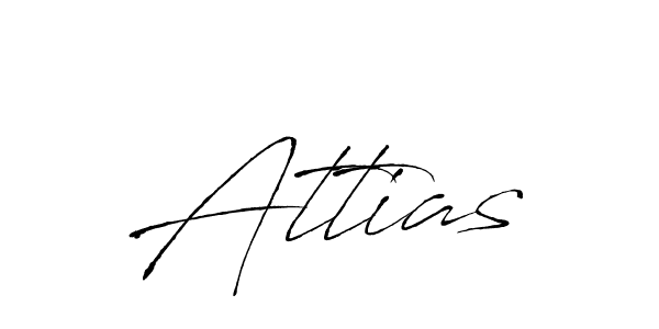 The best way (Antro_Vectra) to make a short signature is to pick only two or three words in your name. The name Attias include a total of six letters. For converting this name. Attias signature style 6 images and pictures png