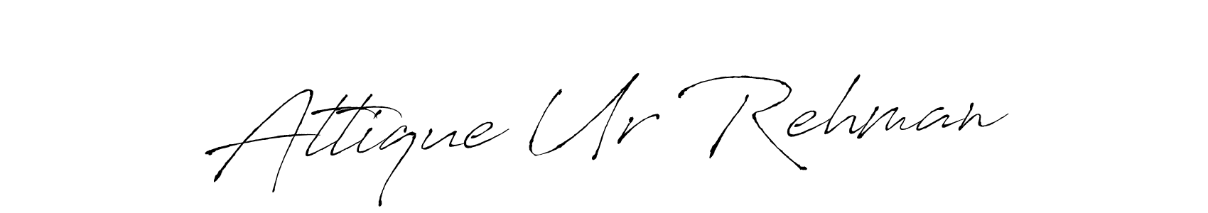 Make a short Attique Ur Rehman signature style. Manage your documents anywhere anytime using Antro_Vectra. Create and add eSignatures, submit forms, share and send files easily. Attique Ur Rehman signature style 6 images and pictures png