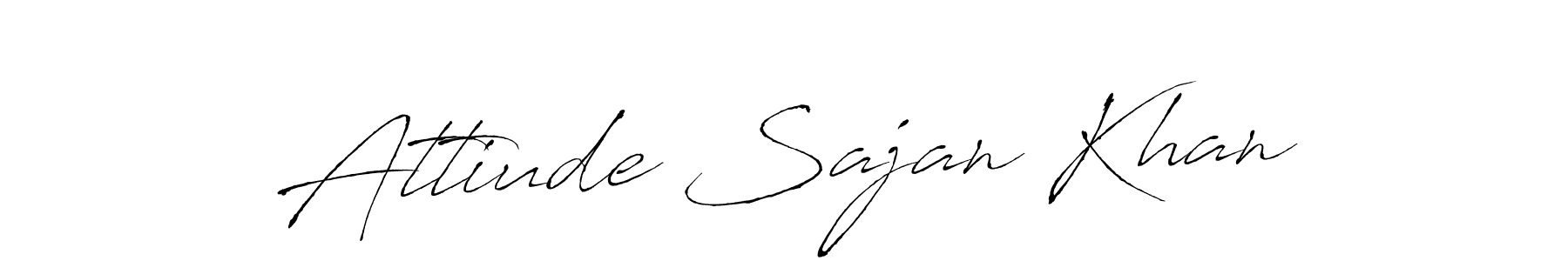 You should practise on your own different ways (Antro_Vectra) to write your name (Attiude Sajan Khan) in signature. don't let someone else do it for you. Attiude Sajan Khan signature style 6 images and pictures png