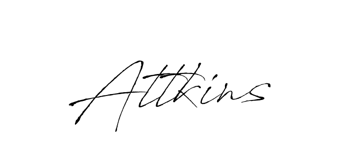 Make a beautiful signature design for name Attkins. With this signature (Antro_Vectra) style, you can create a handwritten signature for free. Attkins signature style 6 images and pictures png