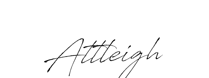 Use a signature maker to create a handwritten signature online. With this signature software, you can design (Antro_Vectra) your own signature for name Attleigh. Attleigh signature style 6 images and pictures png