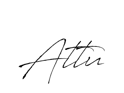 This is the best signature style for the Attu name. Also you like these signature font (Antro_Vectra). Mix name signature. Attu signature style 6 images and pictures png