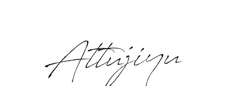 Antro_Vectra is a professional signature style that is perfect for those who want to add a touch of class to their signature. It is also a great choice for those who want to make their signature more unique. Get Attujiyu name to fancy signature for free. Attujiyu signature style 6 images and pictures png