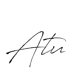 Also You can easily find your signature by using the search form. We will create Atu name handwritten signature images for you free of cost using Antro_Vectra sign style. Atu signature style 6 images and pictures png