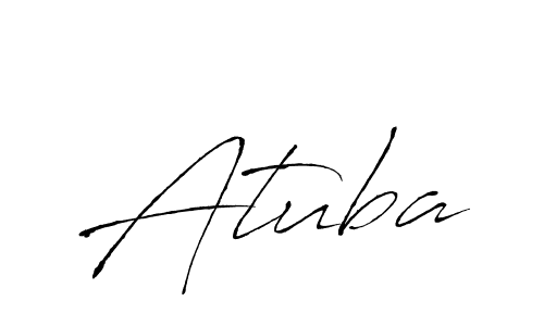 Also we have Atuba name is the best signature style. Create professional handwritten signature collection using Antro_Vectra autograph style. Atuba signature style 6 images and pictures png