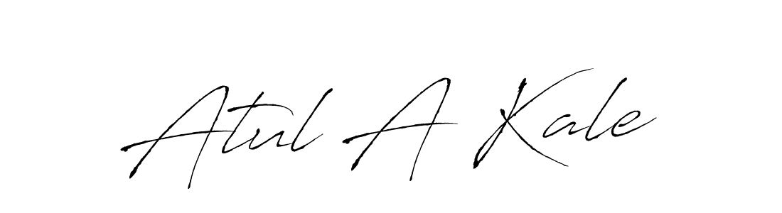 Design your own signature with our free online signature maker. With this signature software, you can create a handwritten (Antro_Vectra) signature for name Atul A Kale. Atul A Kale signature style 6 images and pictures png