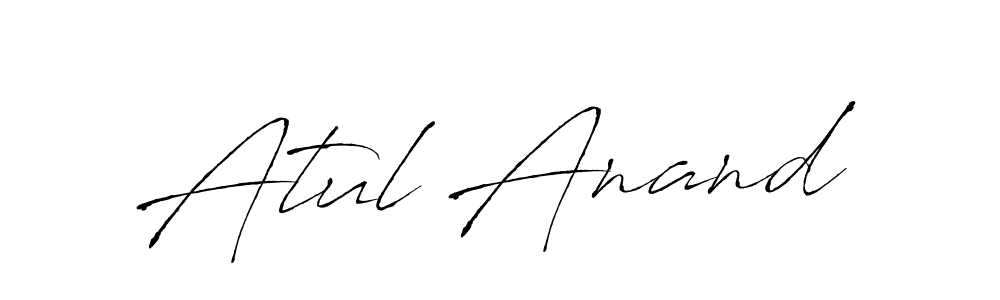 Atul Anand stylish signature style. Best Handwritten Sign (Antro_Vectra) for my name. Handwritten Signature Collection Ideas for my name Atul Anand. Atul Anand signature style 6 images and pictures png