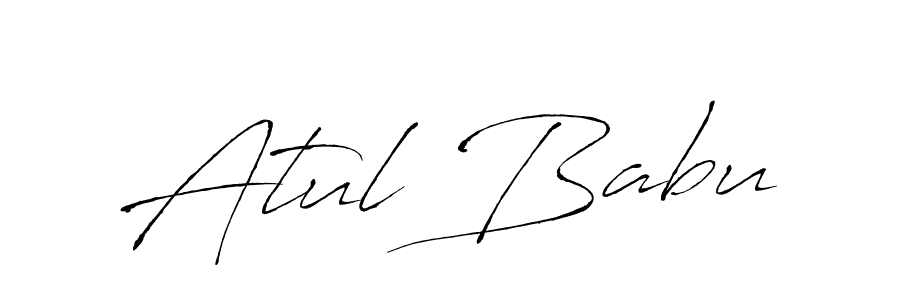You should practise on your own different ways (Antro_Vectra) to write your name (Atul Babu) in signature. don't let someone else do it for you. Atul Babu signature style 6 images and pictures png