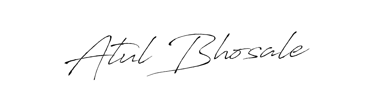 Also we have Atul Bhosale name is the best signature style. Create professional handwritten signature collection using Antro_Vectra autograph style. Atul Bhosale signature style 6 images and pictures png