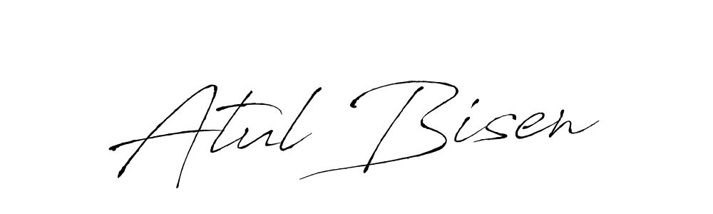 Create a beautiful signature design for name Atul Bisen. With this signature (Antro_Vectra) fonts, you can make a handwritten signature for free. Atul Bisen signature style 6 images and pictures png