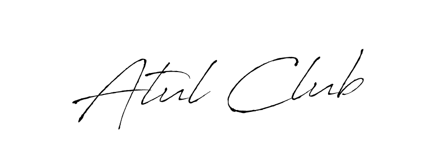 Make a beautiful signature design for name Atul Club. Use this online signature maker to create a handwritten signature for free. Atul Club signature style 6 images and pictures png