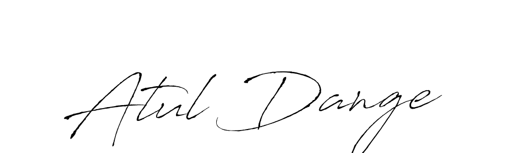 Make a beautiful signature design for name Atul Dange. With this signature (Antro_Vectra) style, you can create a handwritten signature for free. Atul Dange signature style 6 images and pictures png