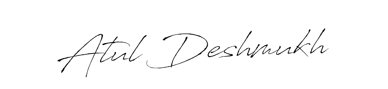 Use a signature maker to create a handwritten signature online. With this signature software, you can design (Antro_Vectra) your own signature for name Atul Deshmukh. Atul Deshmukh signature style 6 images and pictures png