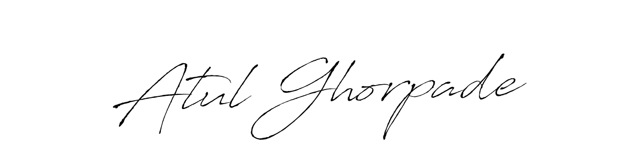 Also You can easily find your signature by using the search form. We will create Atul Ghorpade name handwritten signature images for you free of cost using Antro_Vectra sign style. Atul Ghorpade signature style 6 images and pictures png