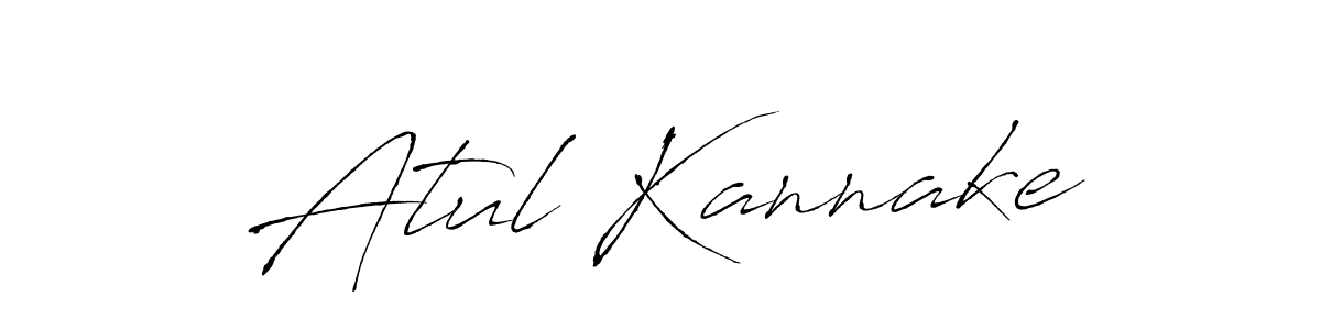 Design your own signature with our free online signature maker. With this signature software, you can create a handwritten (Antro_Vectra) signature for name Atul Kannake. Atul Kannake signature style 6 images and pictures png
