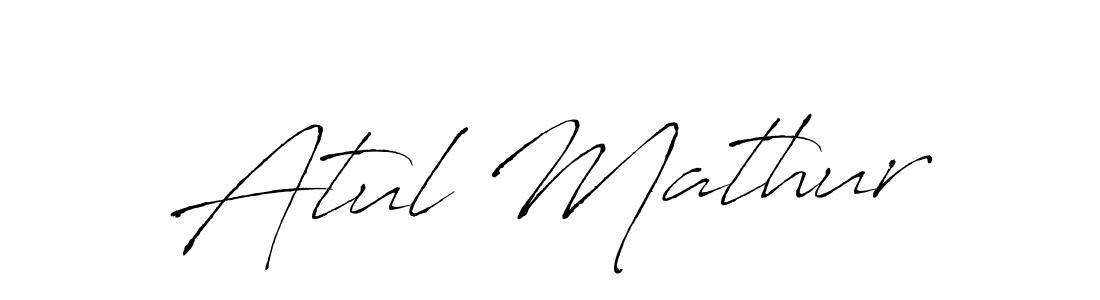 Make a beautiful signature design for name Atul Mathur. Use this online signature maker to create a handwritten signature for free. Atul Mathur signature style 6 images and pictures png