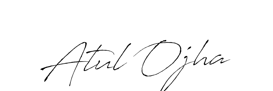 How to make Atul Ojha signature? Antro_Vectra is a professional autograph style. Create handwritten signature for Atul Ojha name. Atul Ojha signature style 6 images and pictures png