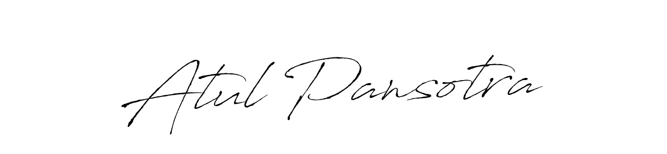 You should practise on your own different ways (Antro_Vectra) to write your name (Atul Pansotra) in signature. don't let someone else do it for you. Atul Pansotra signature style 6 images and pictures png