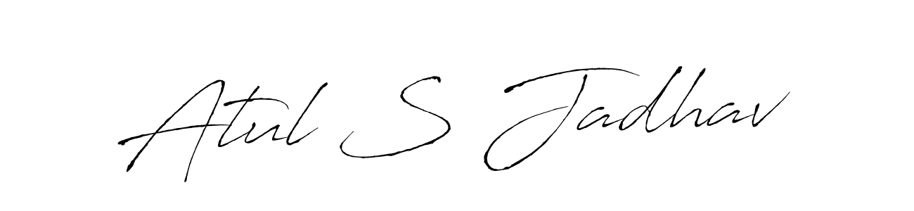 Also You can easily find your signature by using the search form. We will create Atul S Jadhav name handwritten signature images for you free of cost using Antro_Vectra sign style. Atul S Jadhav signature style 6 images and pictures png