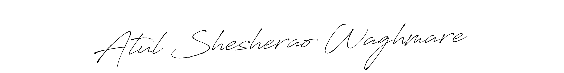 Make a beautiful signature design for name Atul Shesherao Waghmare. With this signature (Antro_Vectra) style, you can create a handwritten signature for free. Atul Shesherao Waghmare signature style 6 images and pictures png